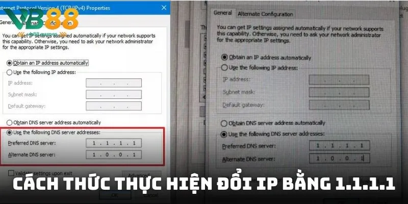 Cách đổi ip bằng 1.1.1.1 sẽ giúp tăng tốc độ mạng